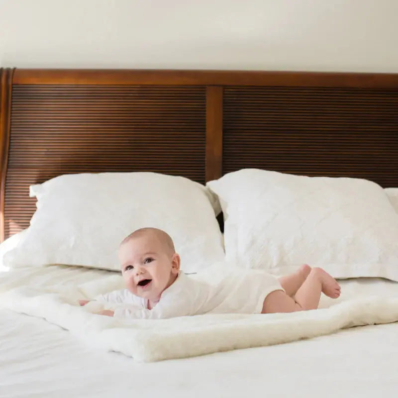 Waterproof Faux Fur Baby Blanket - Pretty Rugged - The Woods Maine