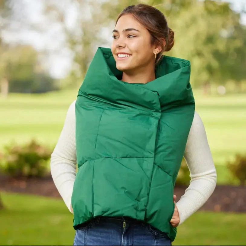 Windproof Waterproof Puffer Vest - Pretty Rugged - The Woods Maine
