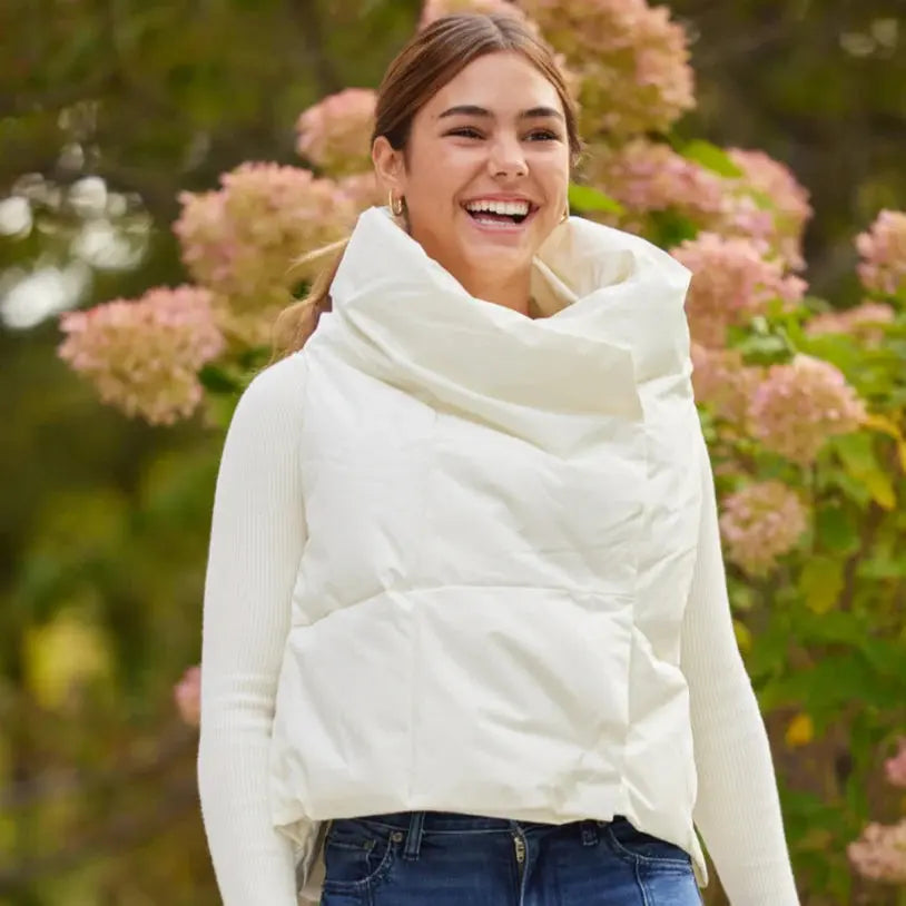 Windproof Waterproof Puffer Vest - Pretty Rugged - The Woods Maine