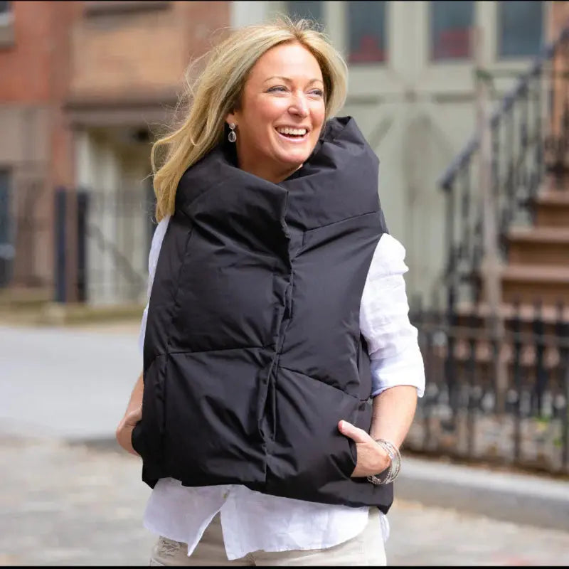Windproof Waterproof Puffer Vest - Pretty Rugged - The Woods Maine