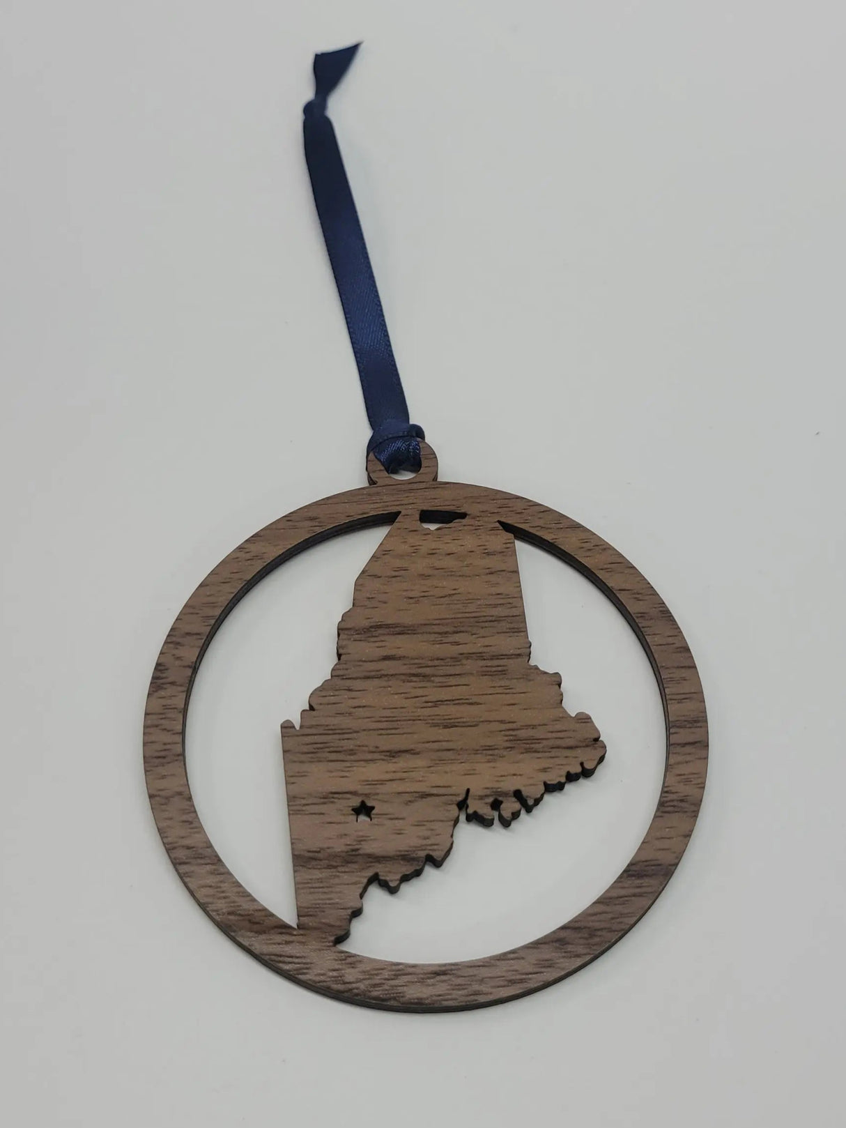 Wooden Maine Ornament - Snowdon Customs - The Woods Maine
