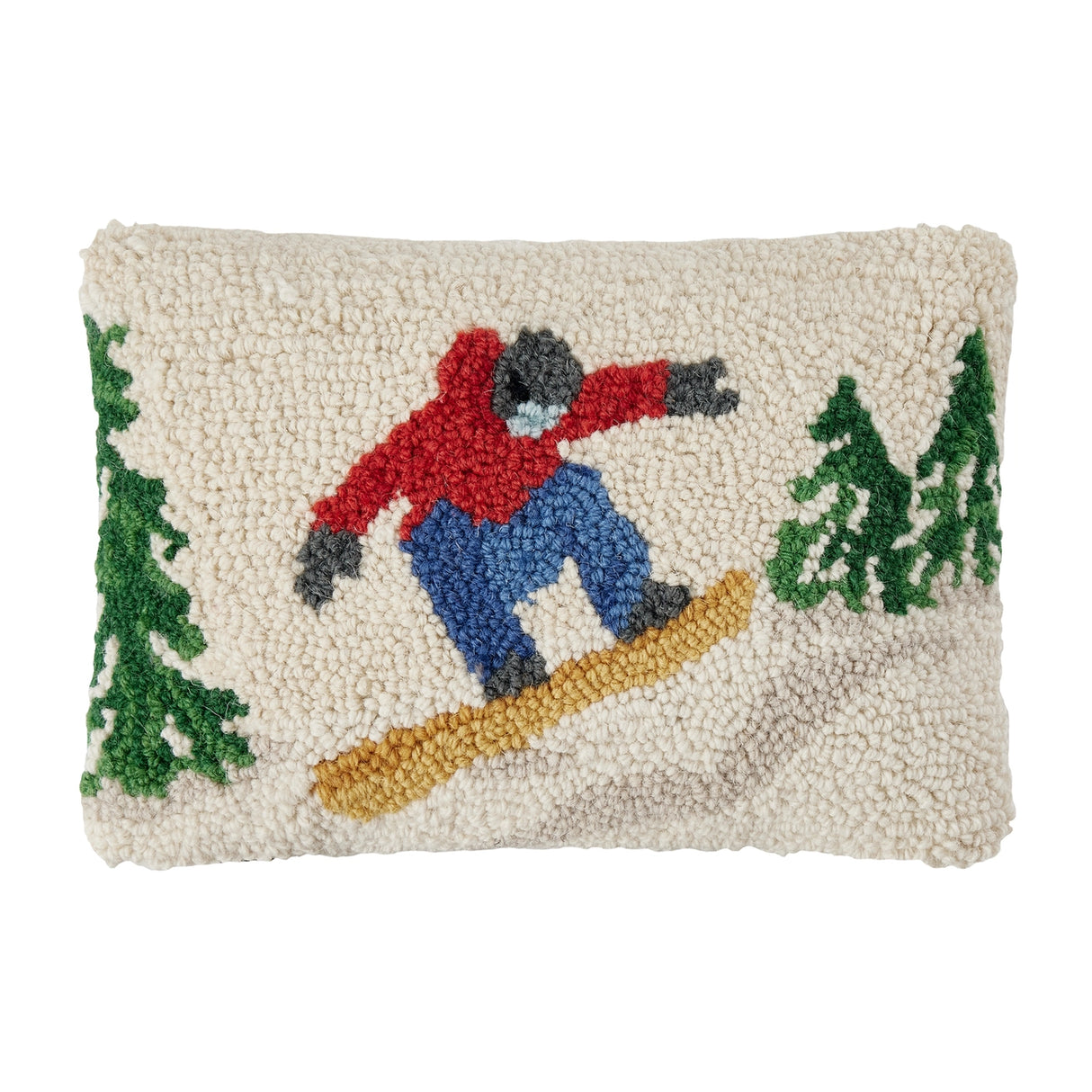 Snowboarder Hook Pillow - Peking Handicraft