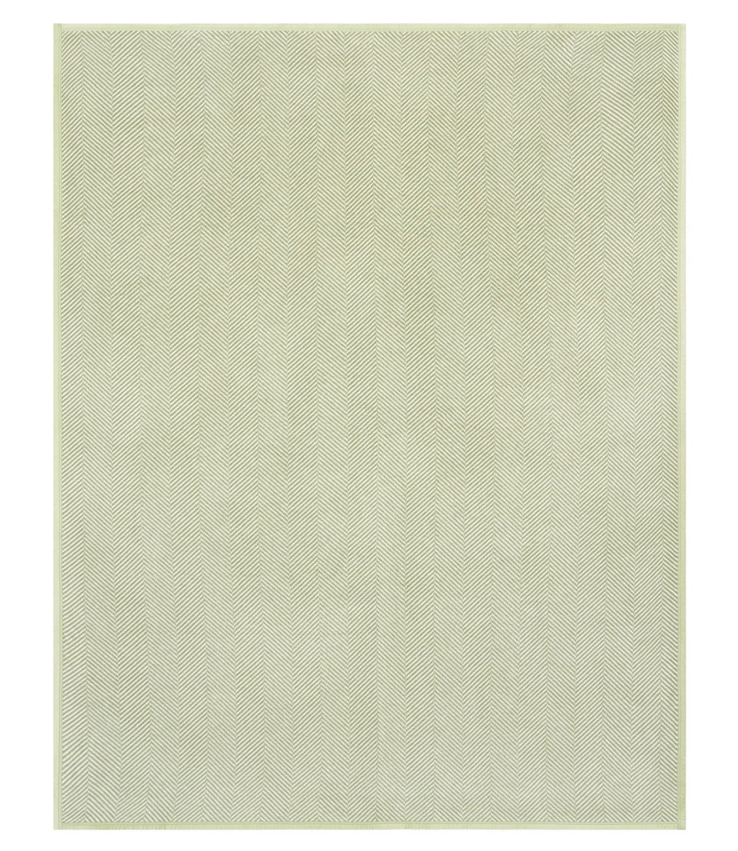 Harborview Herringbone Garden Green Blanket - Chappy Wrap