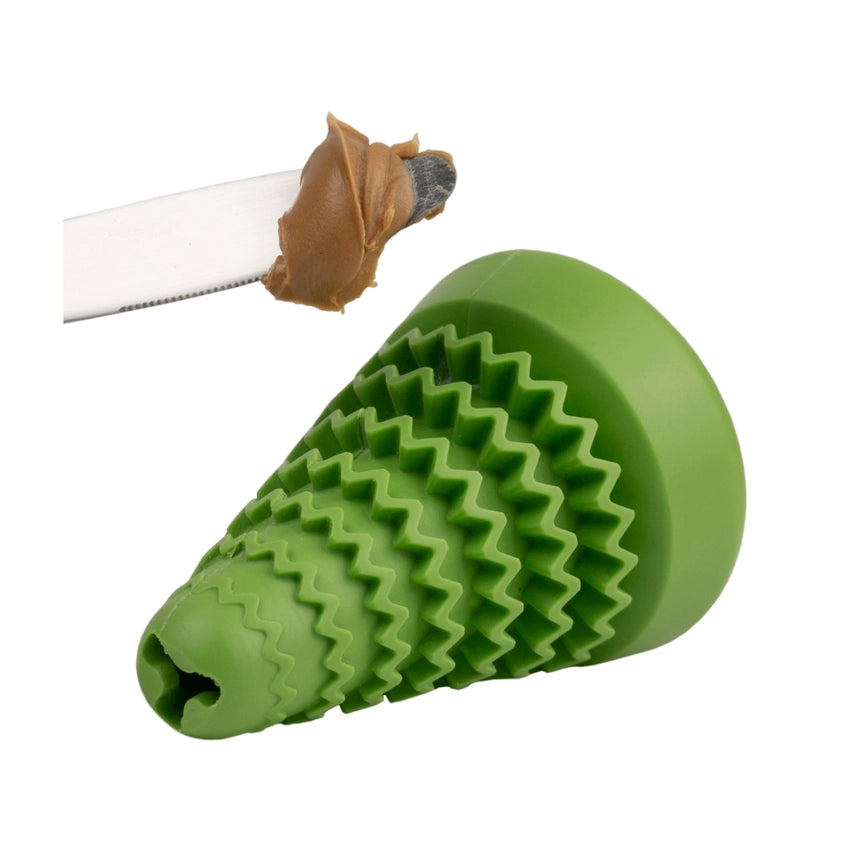 Natural Rubber Evergreen Tree Reward Dog Toy - Tall Tails