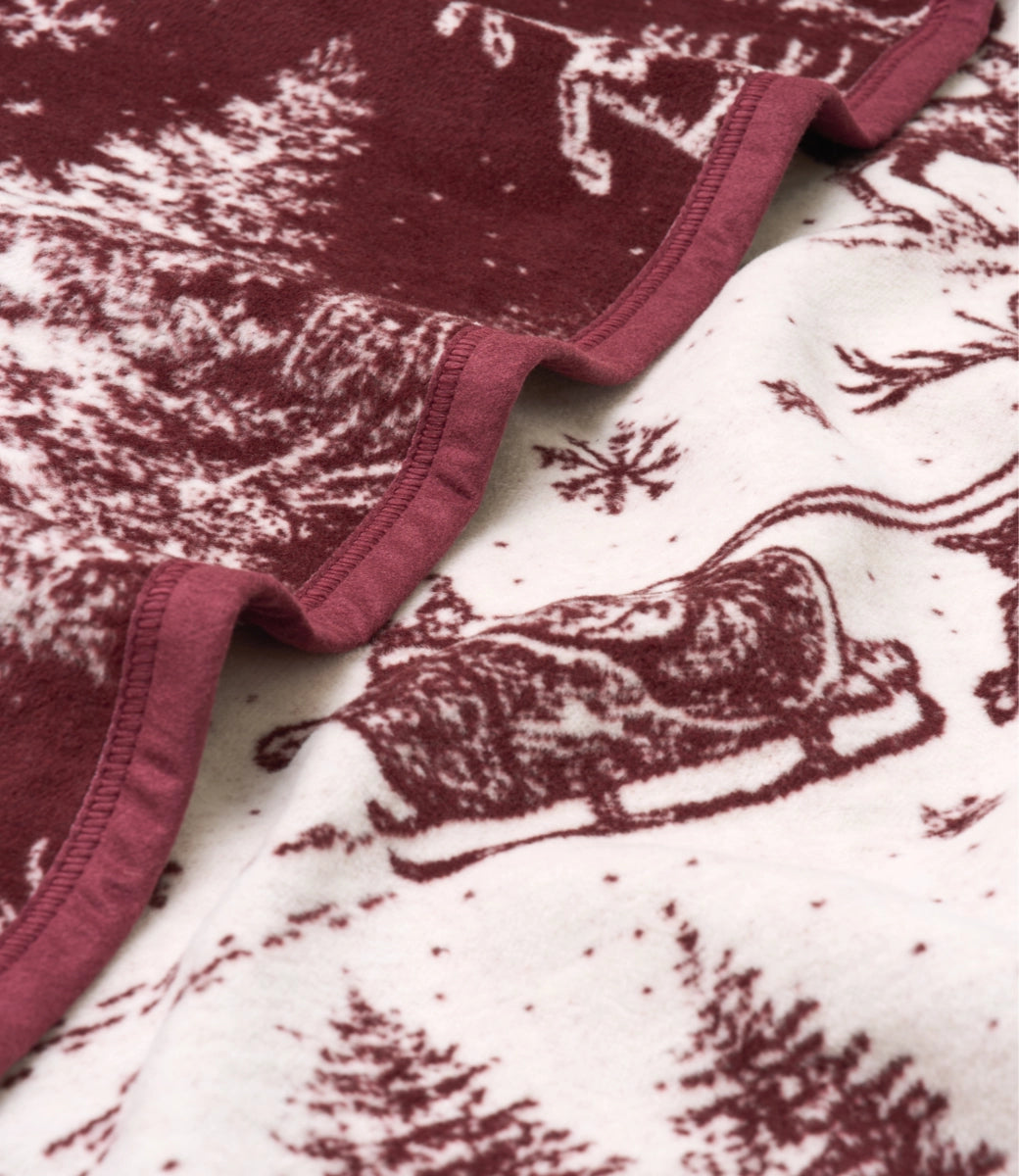 Santa Toile Blanket - ChappyWrap