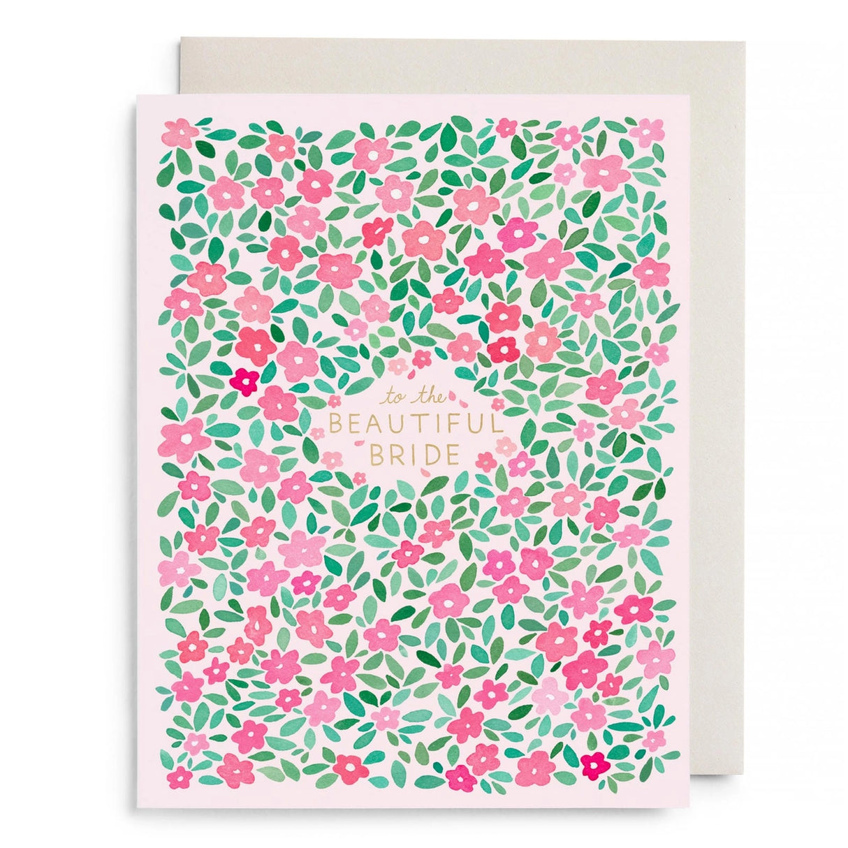 Pink Petals Bridal Shower Card - E. Frances Paper