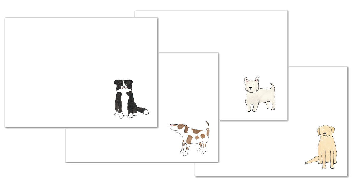 Dogs Stationery Box Set of 12 - mollyOcards