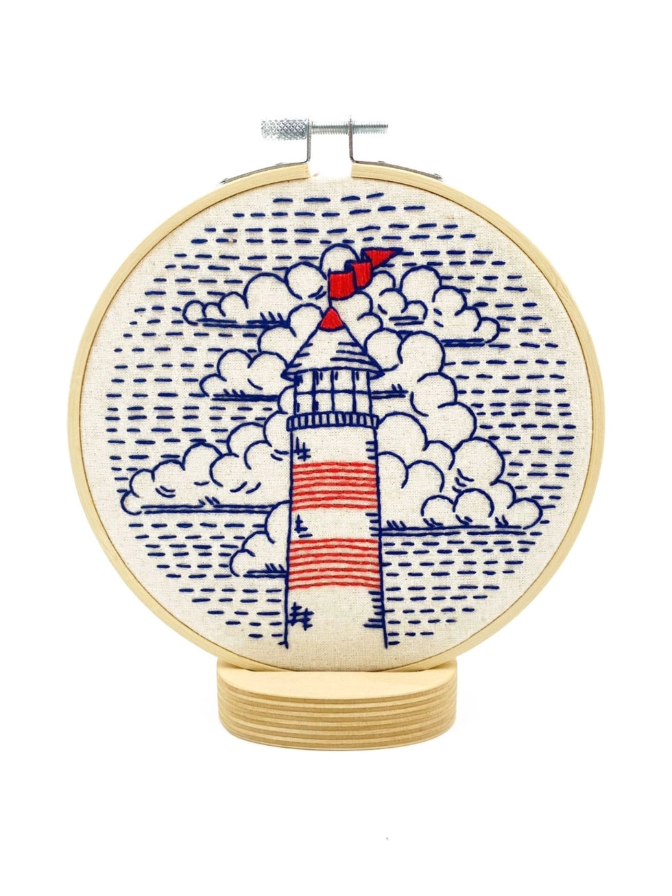 Lighthouse Embroidery Kit - Hook, Line & Tinker