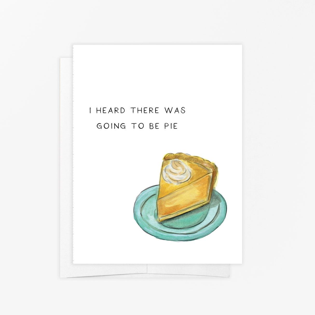 Pumpkin Pie Greeting Card - Emmy + Olly