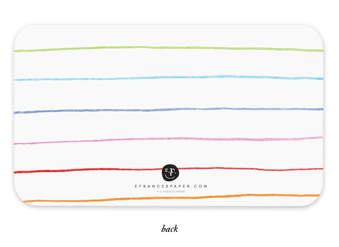 Rainbow Set of 85 Little Notes® - E. Frances Paper