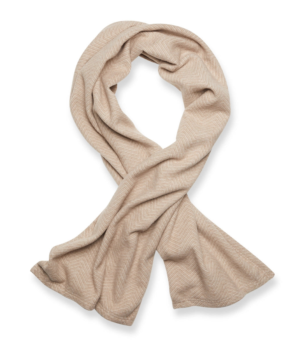 Wheat Herringbone Shawl - Chappy Wrap