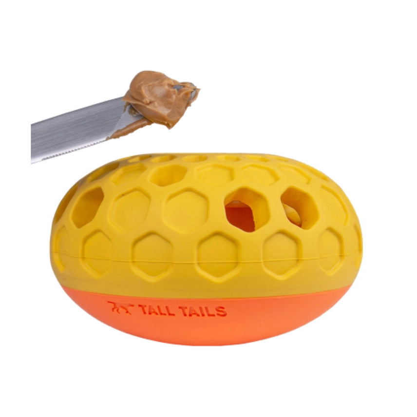 Natural Rubber Bee Hive Reward Dog Toy - Tall Tails