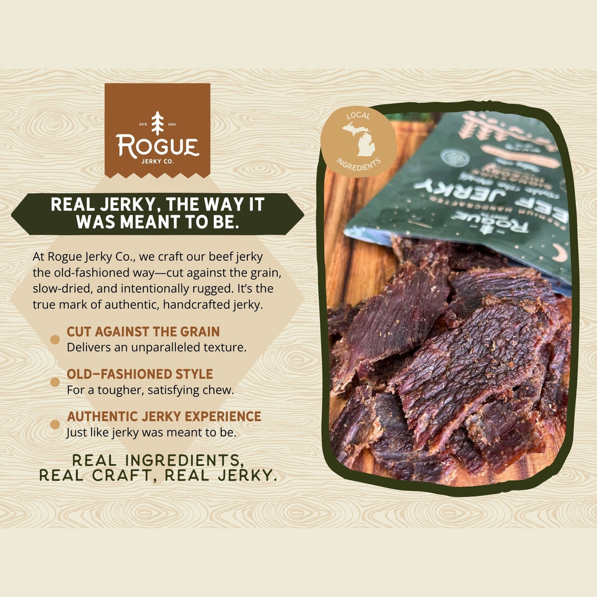 Signature Hickory Beef Jerky - Rogue Jerky Co.
