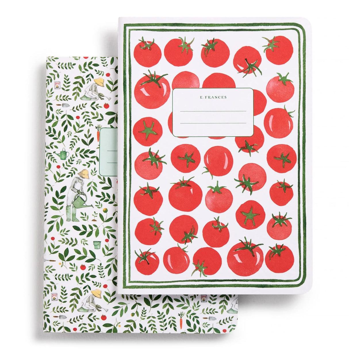 Gardener Set of Two Stitched Notebooks - E. Frances Paper