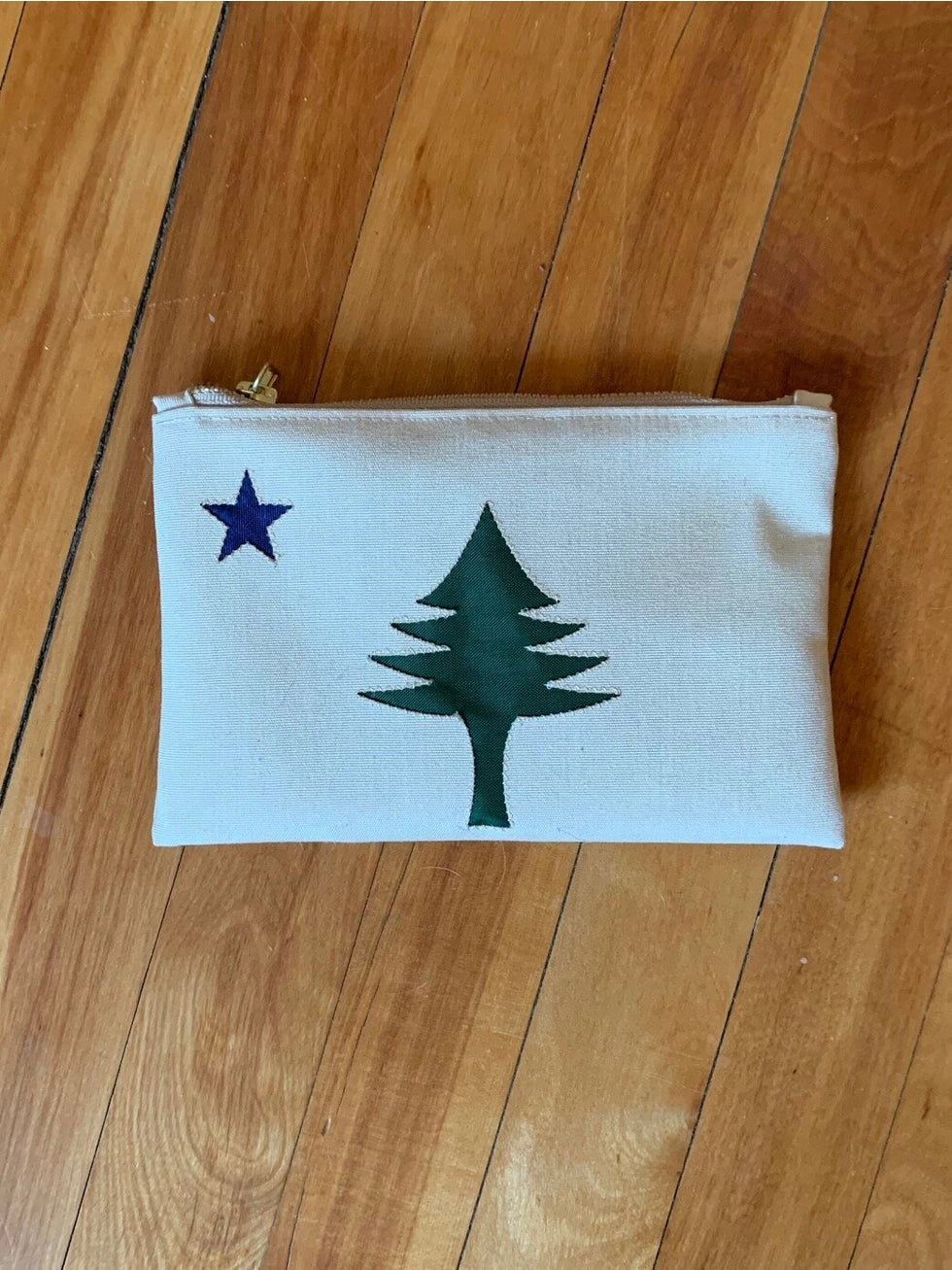 Original Maine Flag Zippered Pouch - Original Maine