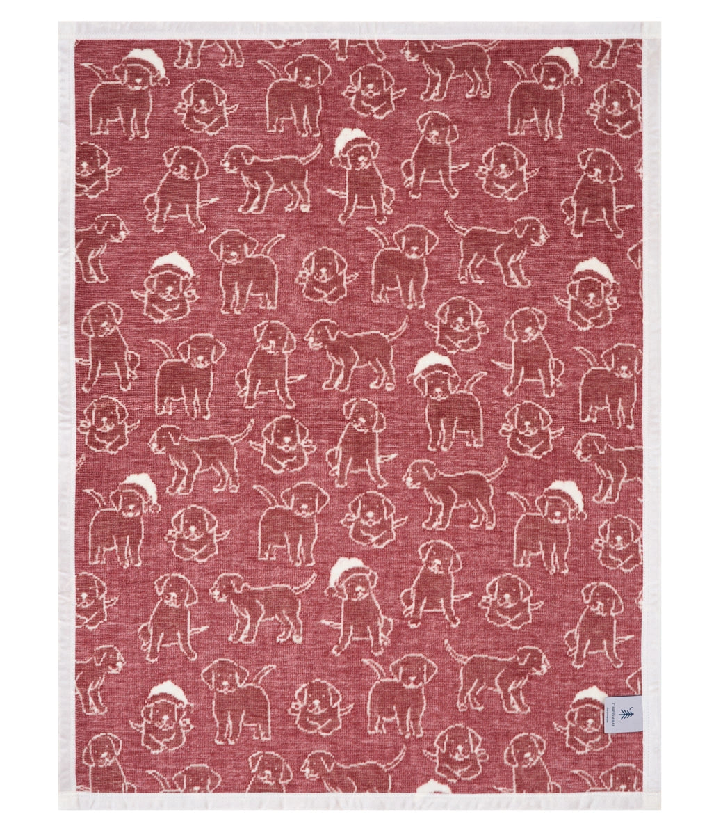 PRE-ORDER: Santa Puppies Mini Blanket - ChappyWrap