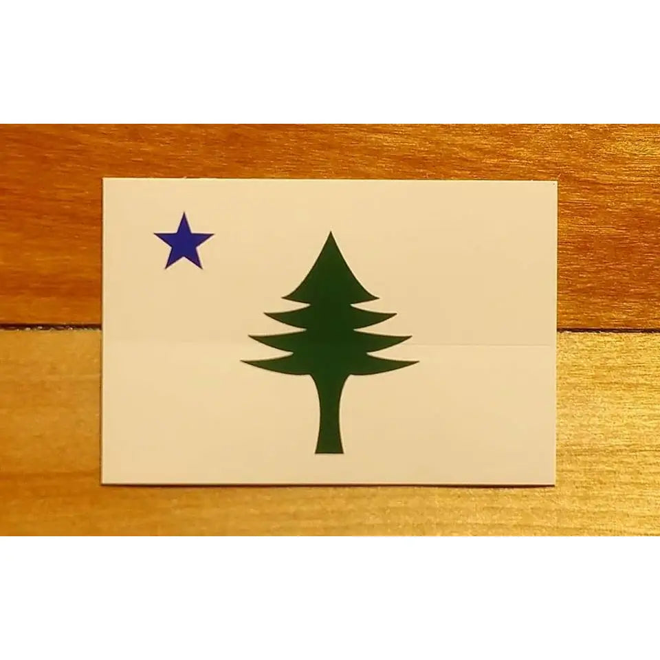 Original Maine Flag Sticker - Original Maine
