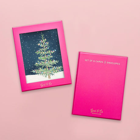 Whimsical Christmas Tree Card Set - Gert & Co