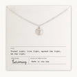 Be the Light Silver Necklace - Becoming Jewelry - The Woods Maine