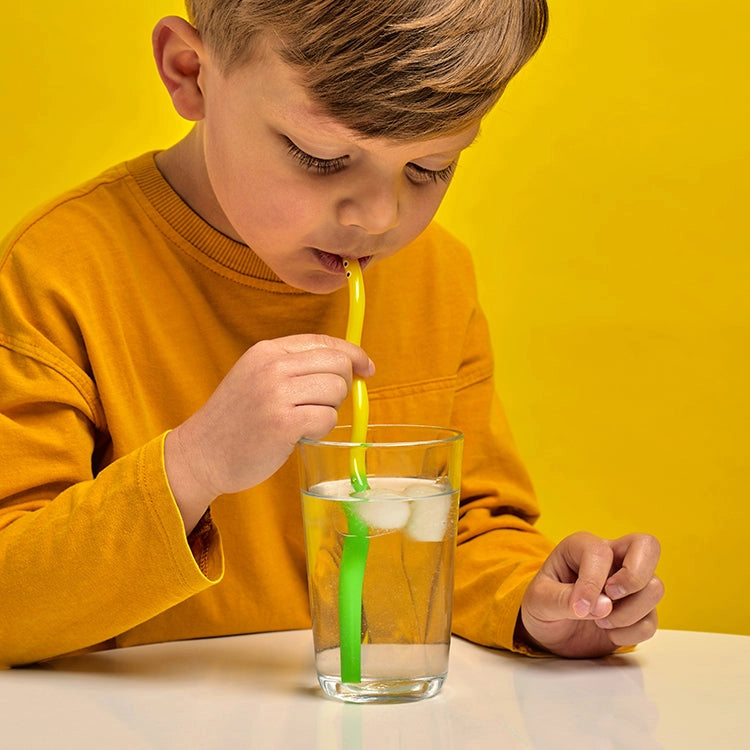Kidoki Wigglyworm Color Change Straws - Kikkerland