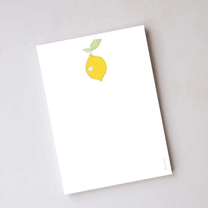 Lemon Notepad - Sara Fitz