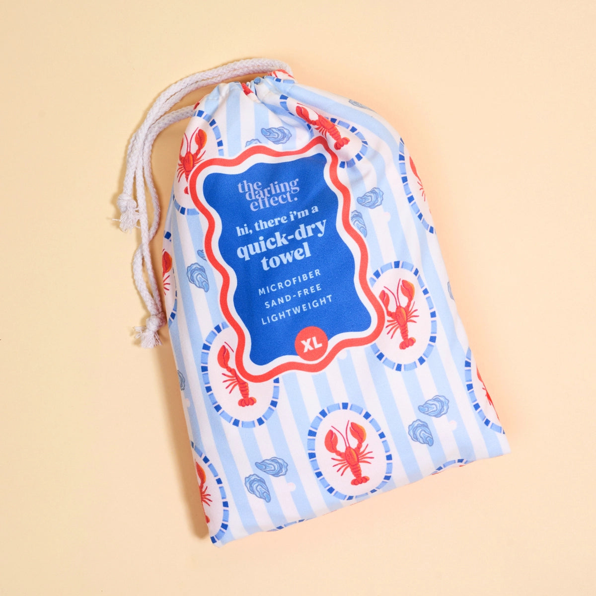 XL Quick-Dry Seaside Haven Beach Towel - The Darling Effect
