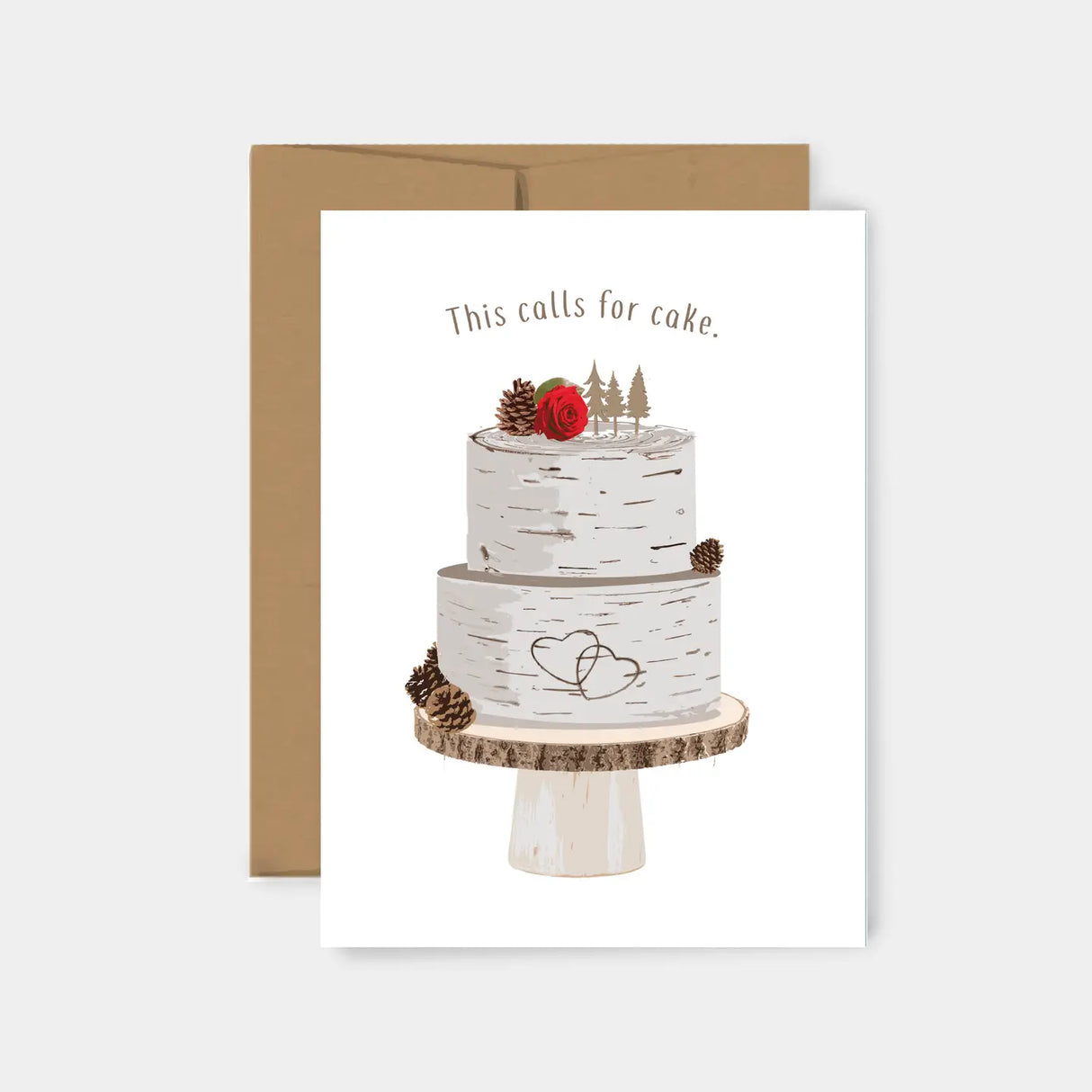 This Calls For Cake Card - Reclaimed Maine