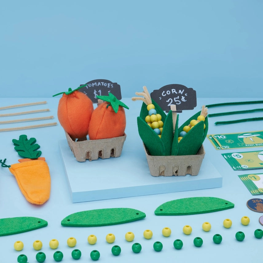 Learn & Grow Farmers Market Toy Kit For Kids - KiwiCo