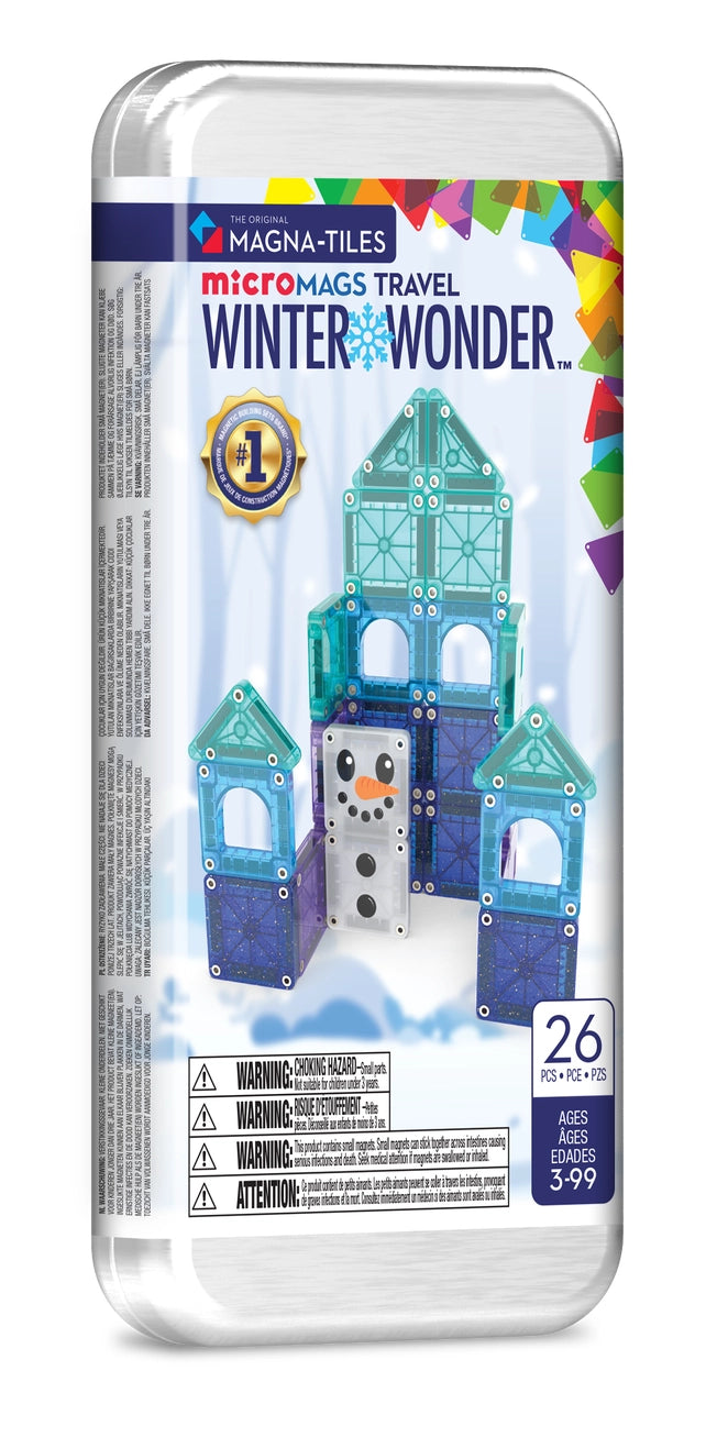 Magna-Tiles Winter Wonder 26-Piece Travel Set