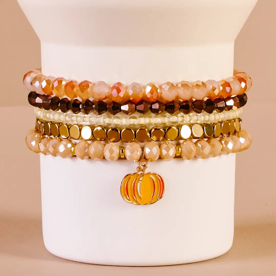 Autumn Glow Tumbler Bracelet Stack - The Darling Effect