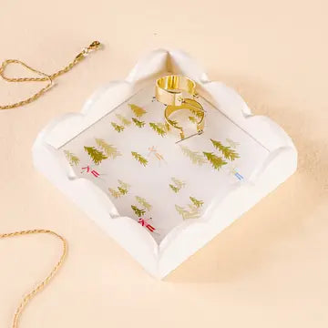Aprés Ski Scallop Trinket Tray - The Darling Effect