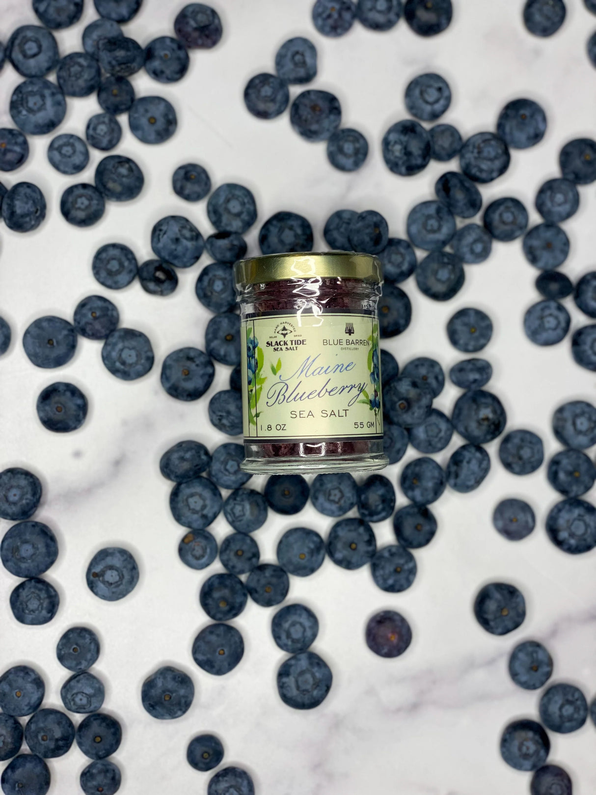 Maine Blueberry Sea Salt - Slack Tide Maine