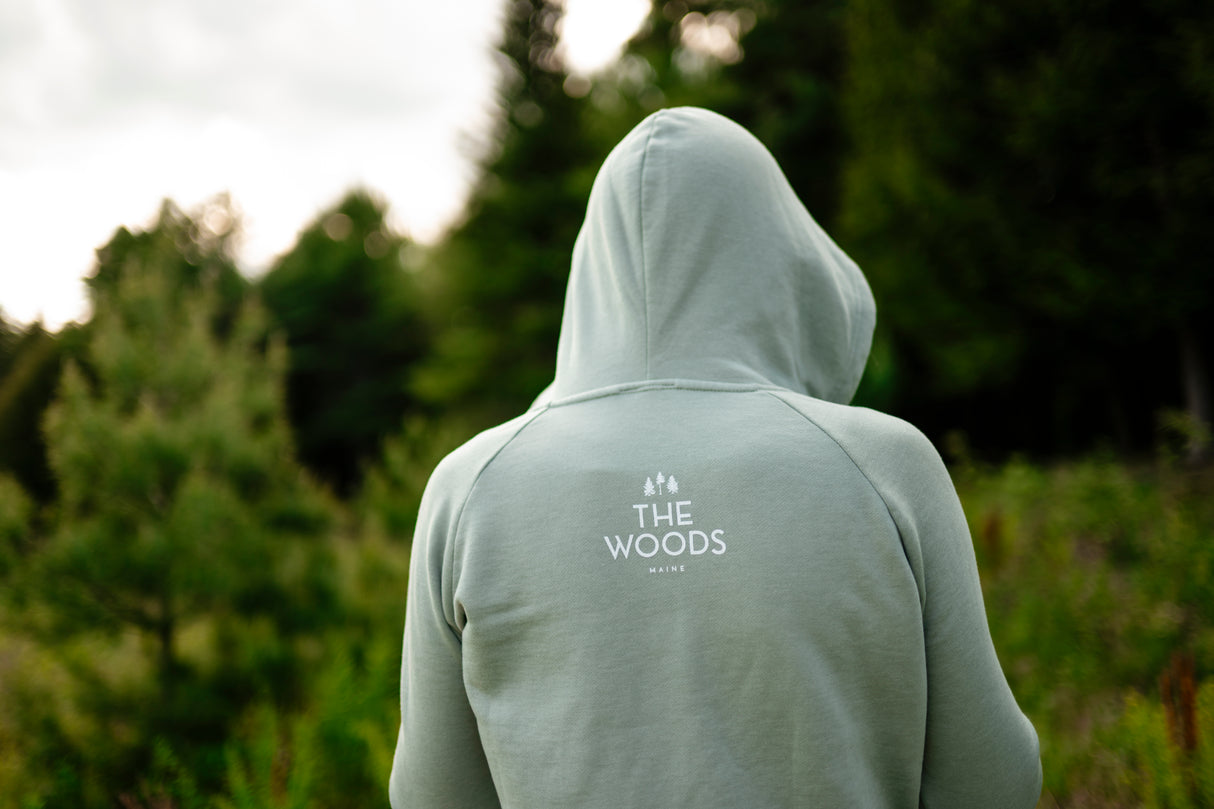 Three Pines® Lightweight Womens Hooded Sweatshirt by The Woods Maine®