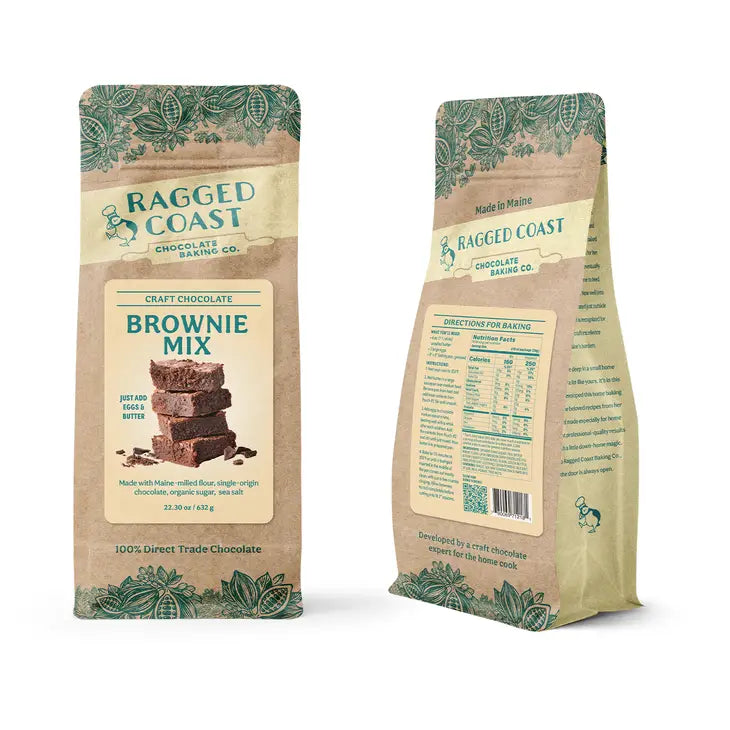 Craft Chocolate Brownie Mix - Ragged Coast Chocolate