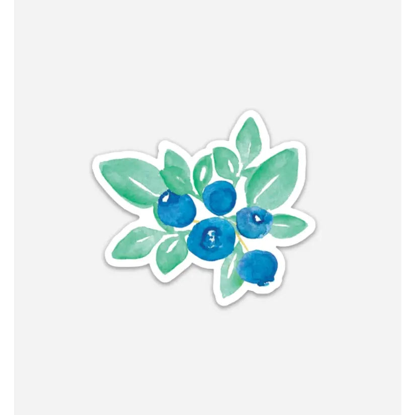 Blueberry Bunch Sticker - Emmy + Olly | Maine Made Stickers - The Woods Maine