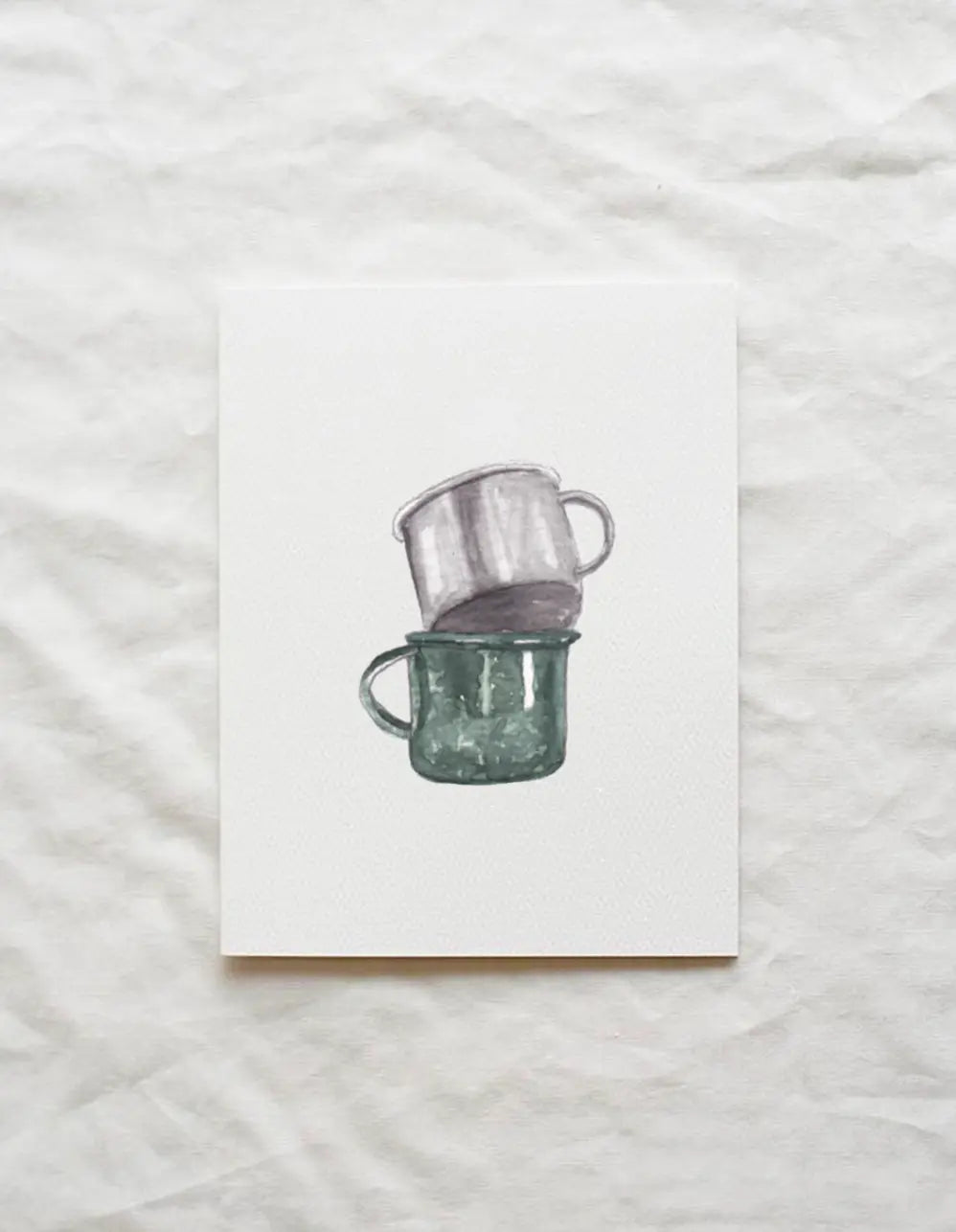 Camp Mugs Card - Little Ivy Paper Goods - The Woods Maine