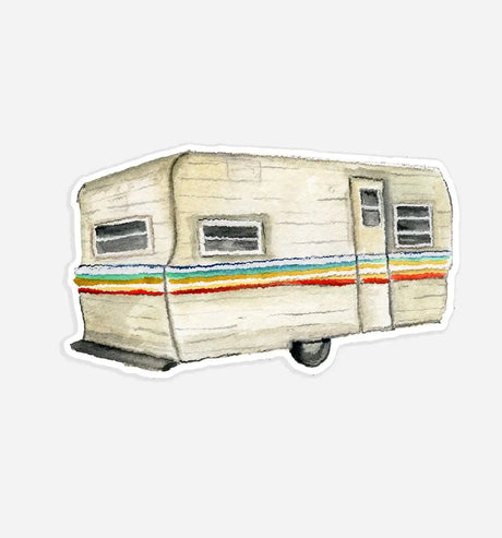 Camper Sticker - Emmy + Olly - The Woods Maine