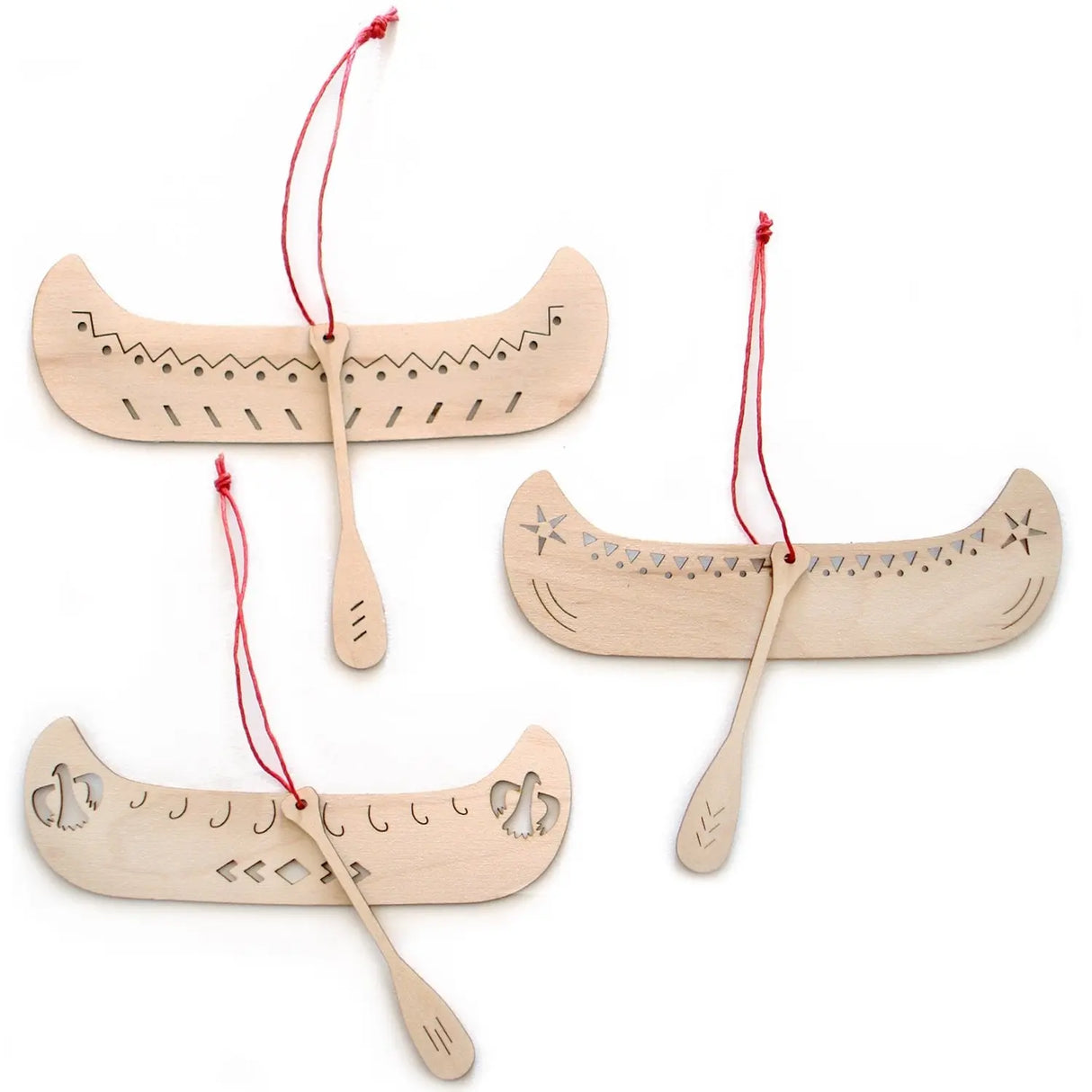 Canoe Ornament (Single) - Henderson Dry Goods - The Woods Maine