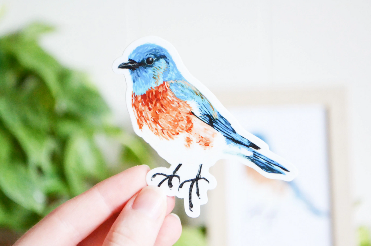 Bluebird Sticker - Laura King Paints