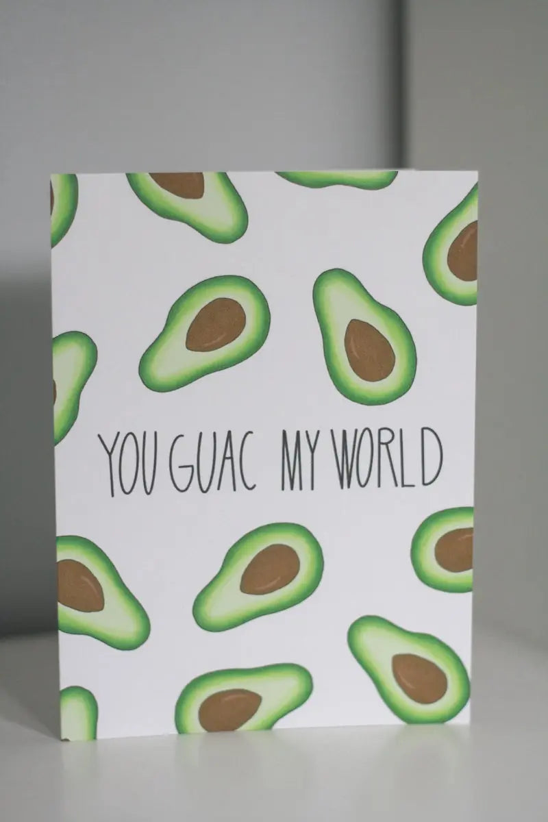 Guac My World Card - S & D - The Woods Maine