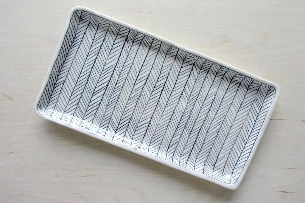 Herringbone Tray - Elizabeth Benotti - The Woods Maine