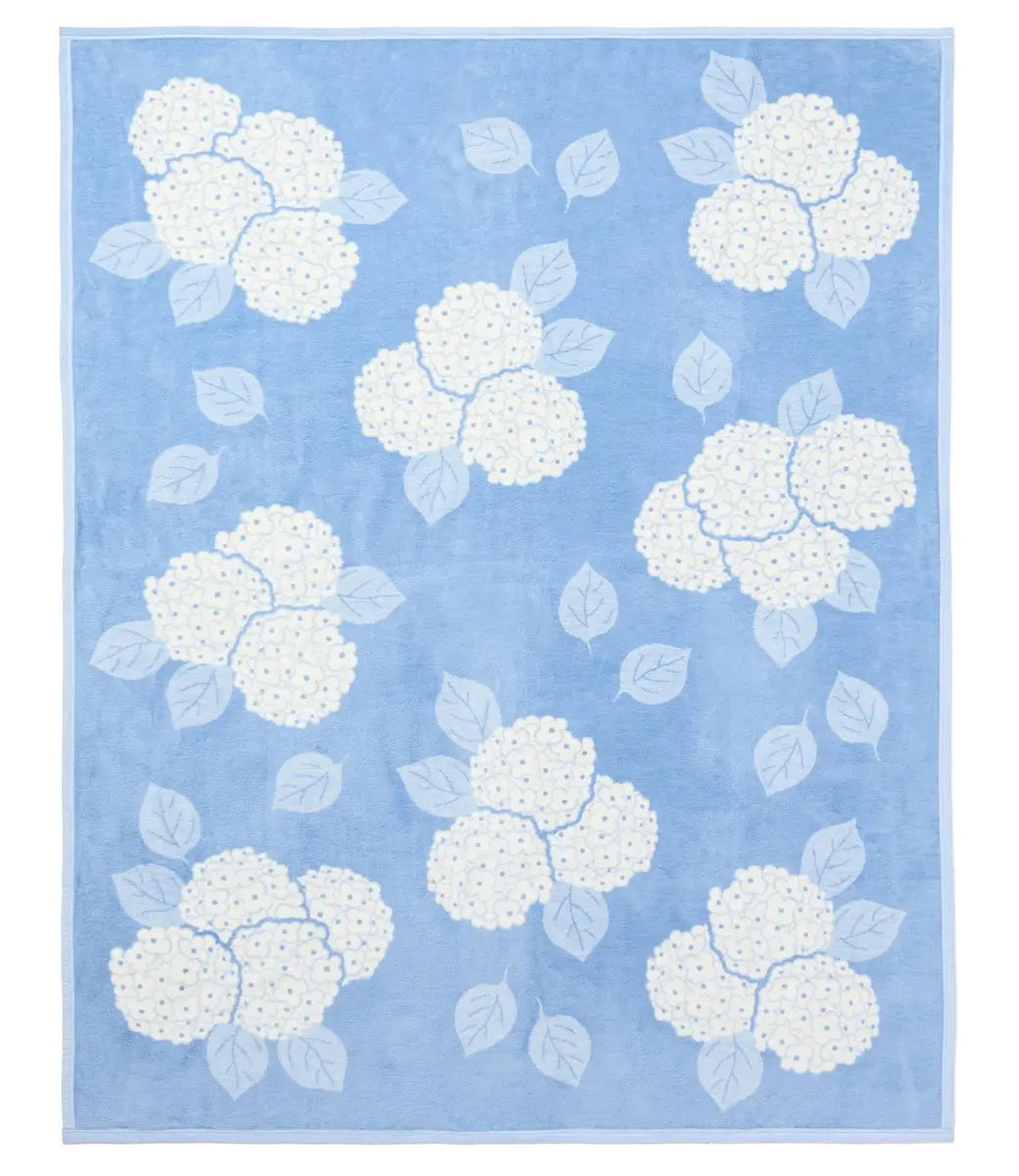 Hydrangeas Bluebell Blanket - Chappy Wrap - The Woods Maine
