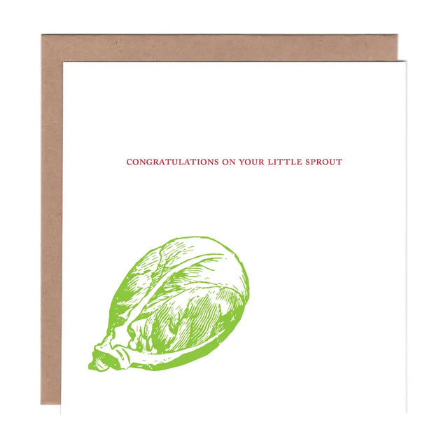 Little Sprout Card - Ampersand M Studio - The Woods Maine
