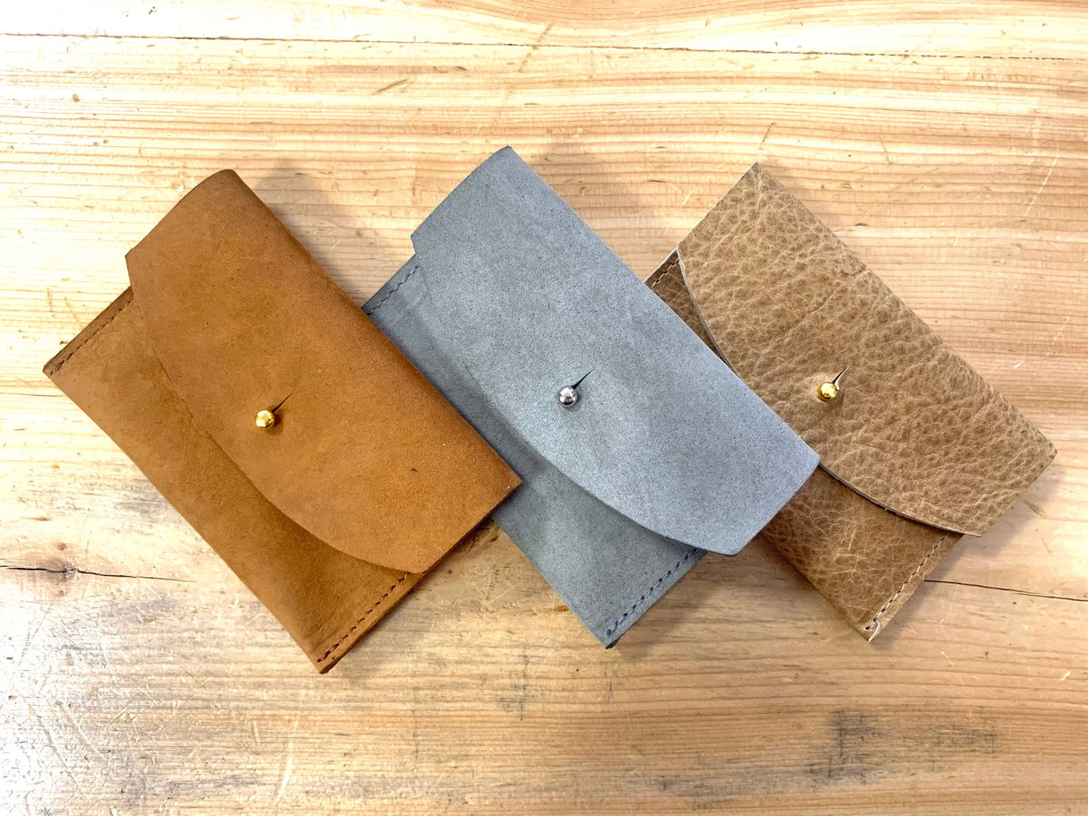 Madison Leather Wallet - 33 by Hand - The Woods Maine