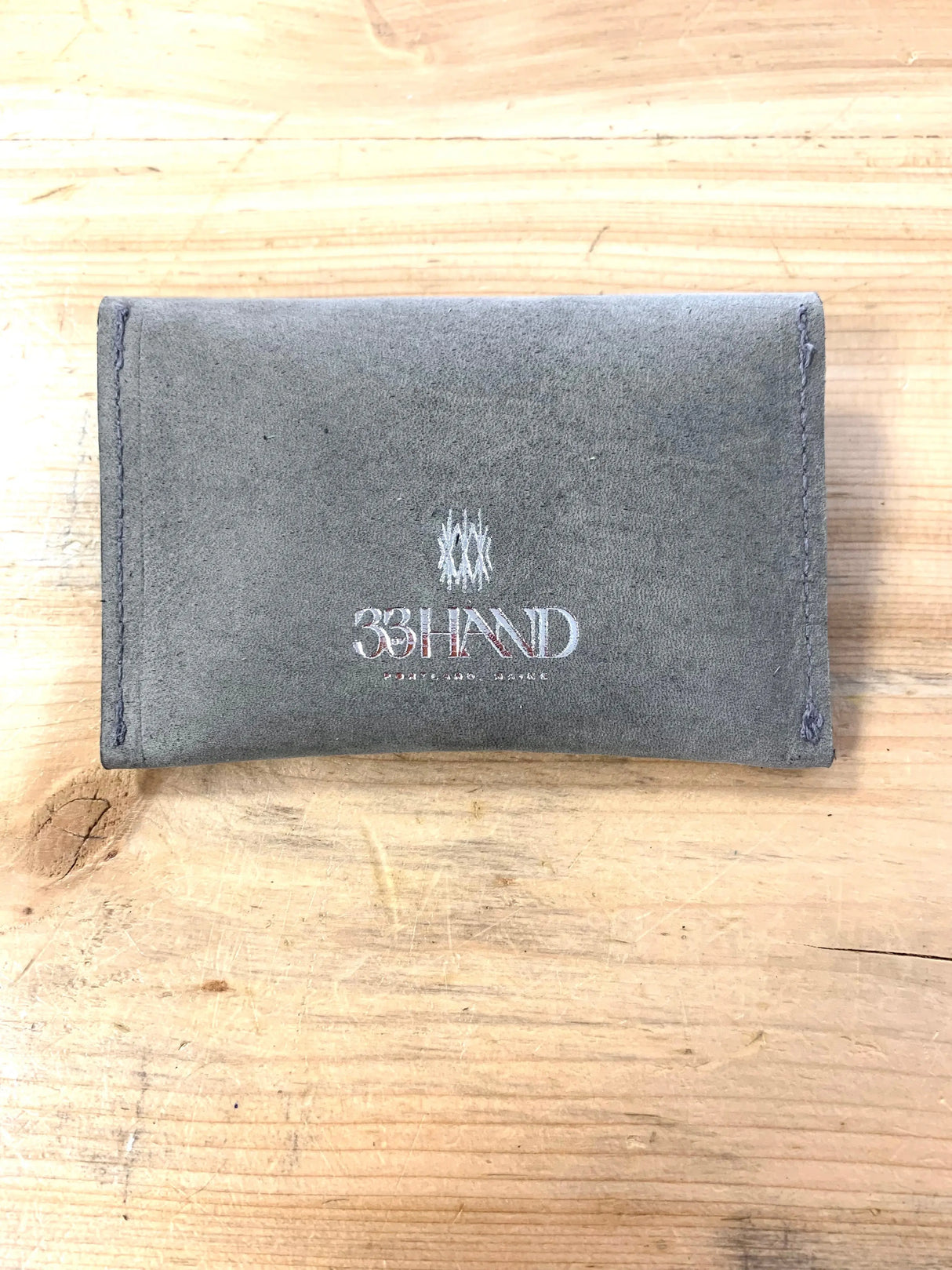 Madison Leather Wallet - 33 by Hand - The Woods Maine