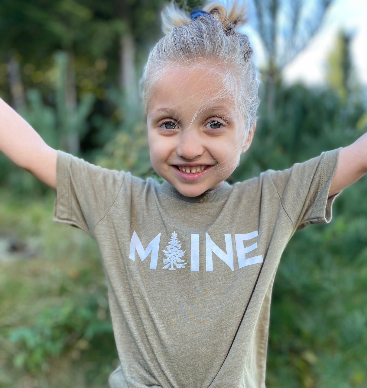 My Maine: Maine Toddler Short Sleeve T-Shirt (Available In 2 Colors) - The Woods Maine