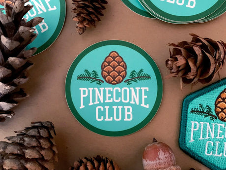 Pinecone Sticker - FATBIRD - The Woods Maine