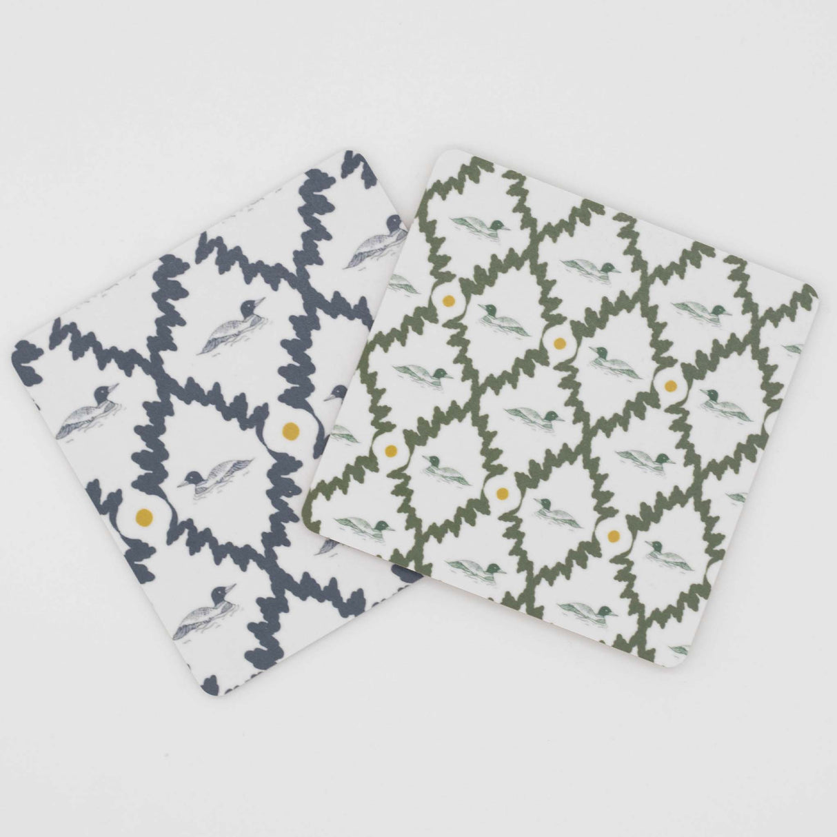 The Woods Maine® Loon Birch Wood Coasters (Set of 4)