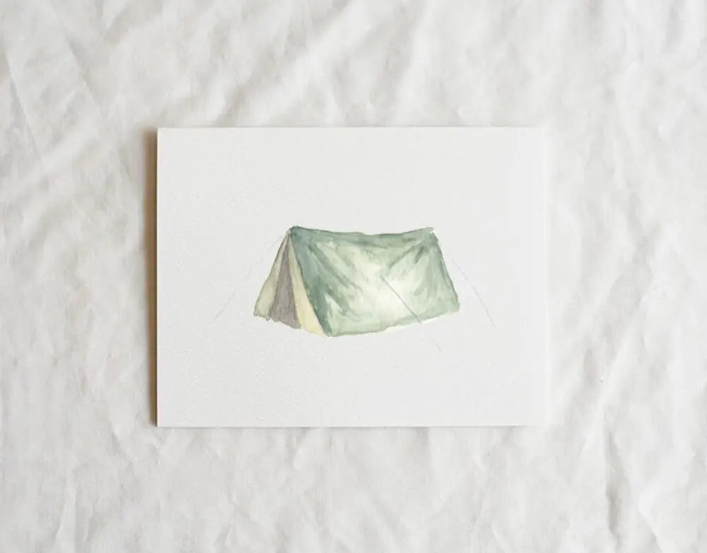 Tent Card - Little Ivy Paper Goods - The Woods Maine