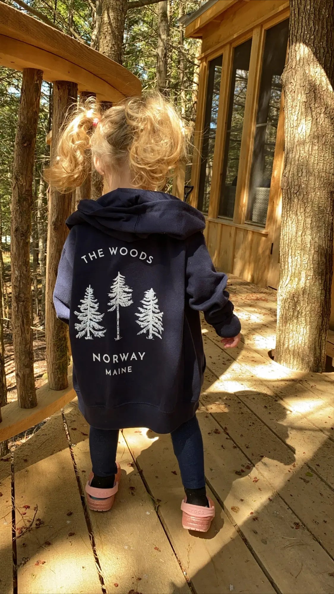The Norway Toddler Zip Hoodie (Available in Two Colors) - The Woods Maine